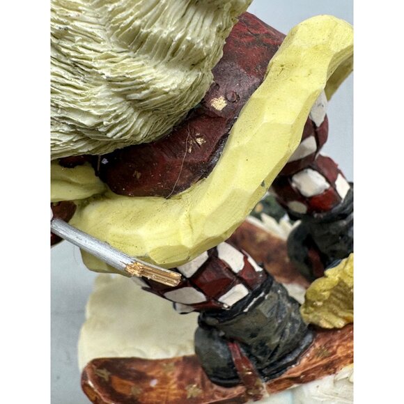 Vintage Carver's Choice 1998 Christmas Skiing Santa Claus 6" Tall READ - Picture 2 of 10